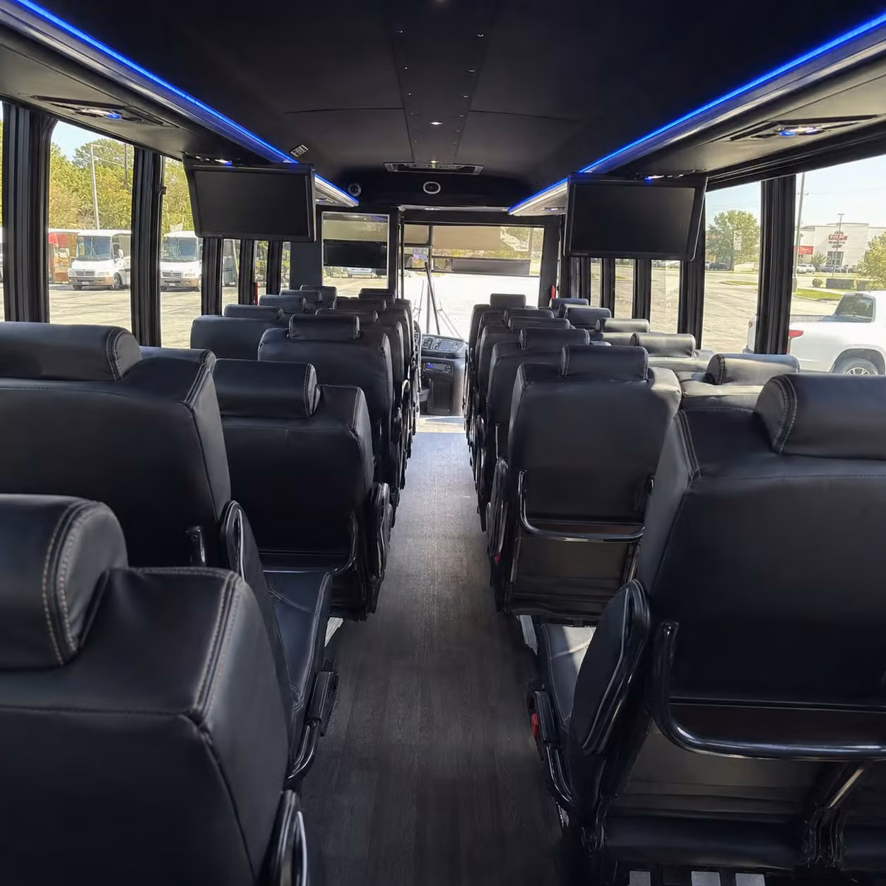 35 passenger minibus inside
