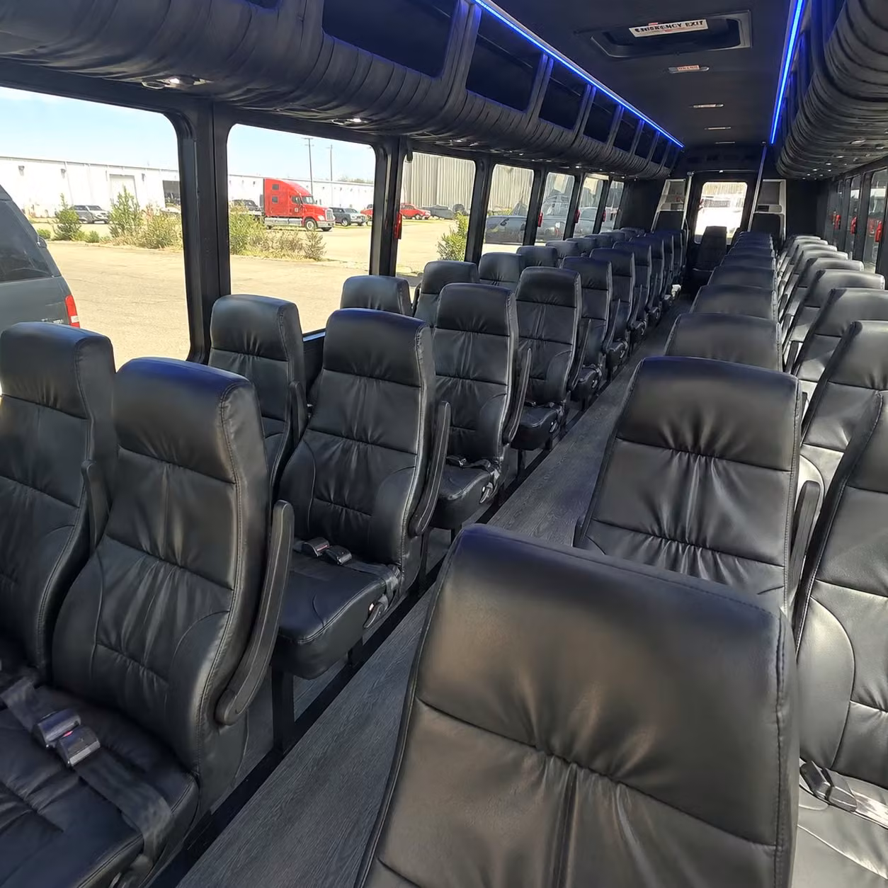 35 passenger minibus interior