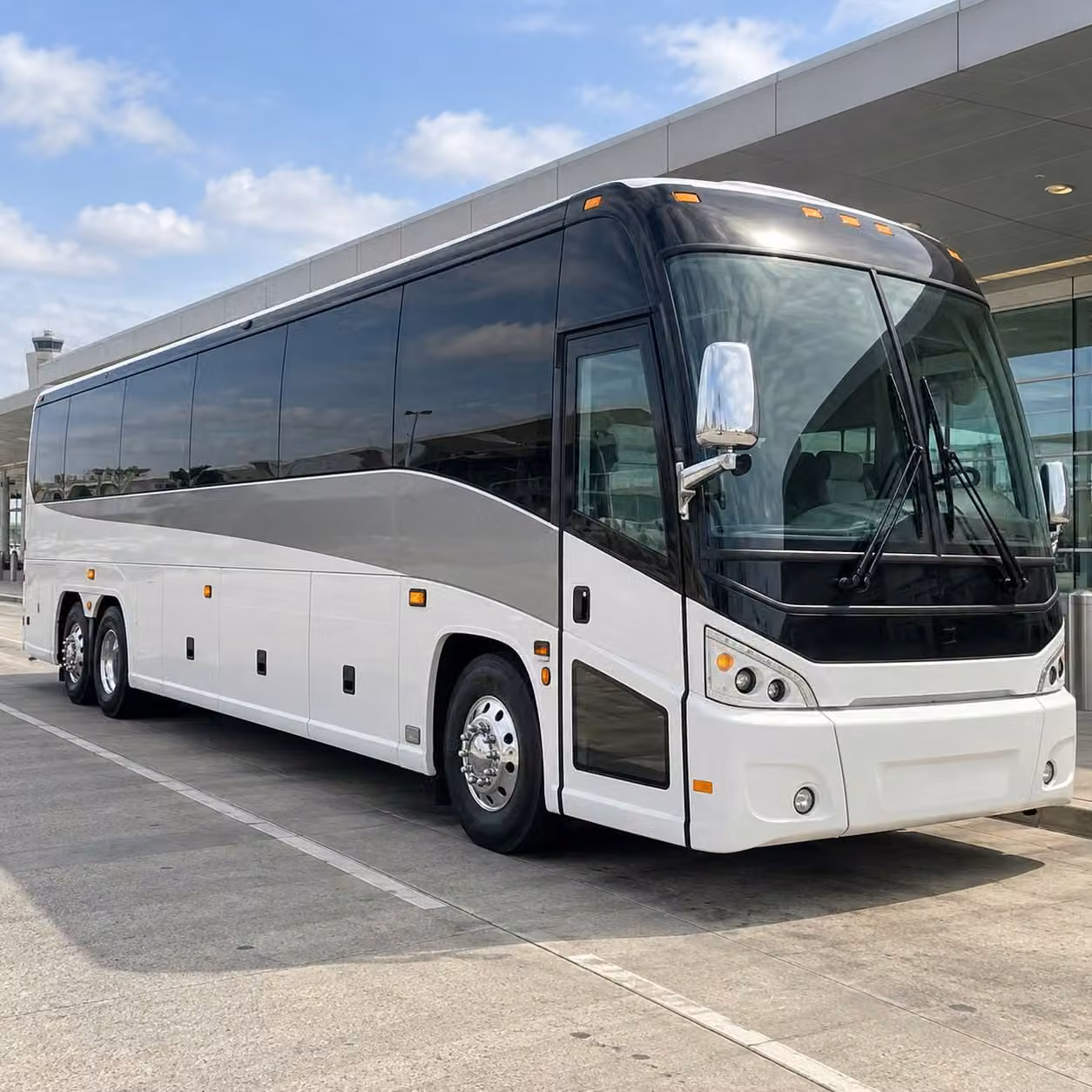 charter buses for large new haven prom groups that need everyone in one place